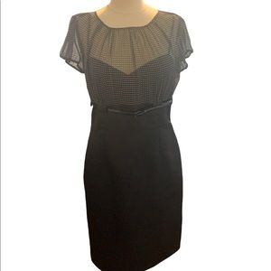 Black silk Tahari cocktail dress - 10